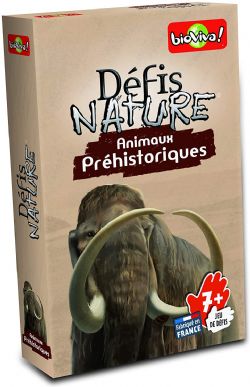 JEU DÉFIS - NATURE ANIMAUX PRÉHISTORIQUES